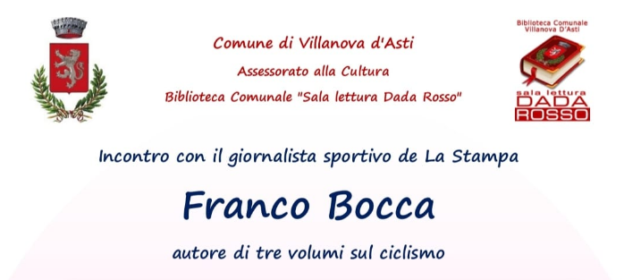 Villanova d'Asti | “Incontro con il giornalista Franco Bocca”