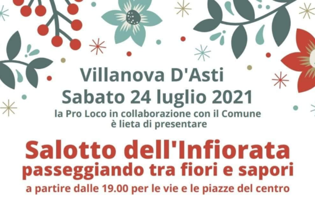 Villanova d'Asti | Salotto dell'Infiorata - edizione 2021